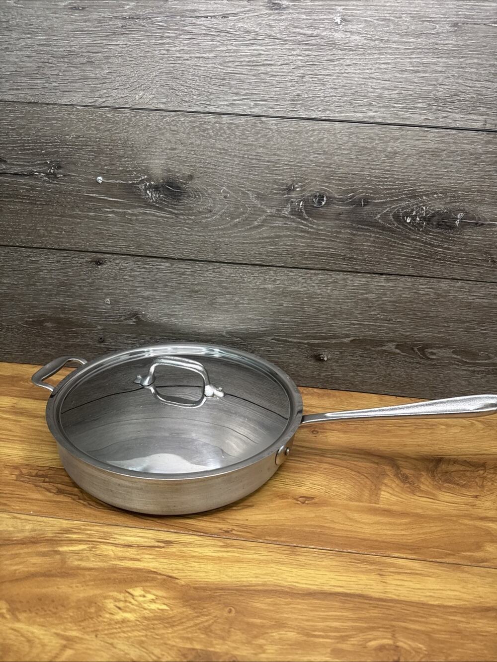 All-Clad Metal Crafters Master Chef 403 Sauté Pan 3 Qt With Lid